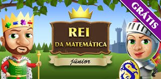 página inicial do aplicativo Rei da Matemática